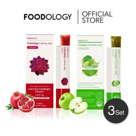 Coleology Red Burn + Green Glow Set | Cutting Jelly+Centella Collagen Jelly:_FD-J-BND3_pack3