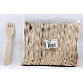 CATERING COLLECTION Wooden Fork 155mm Bag100