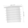 LABRIMP 100pcs Clear Plastic Stoppers for Wine Bottles Shaker Plugs