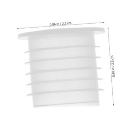 LABRIMP 100pcs Clear Plastic Stoppers for Wine Bottles Shaker Plugs Leakproof Seal for Bottles Pots Pipes and Flower Pots and Reusable Design