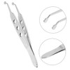 BIUDECO Ergonomic Round Tip Massage Tweezers Facial Tweezers for Men