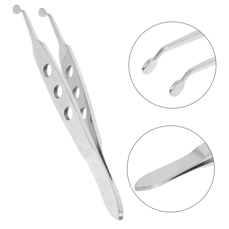 BIUDECO Ergonomic Round Tip Massage Tweezers Facial Tweezers for Men