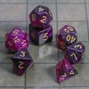 CiaraQ DND Polyhedral Dice Set with a Black Dice Bag