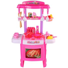 WGS Children Kitchen Cooking Chef Pretend Play Set, Educational Develop Skills Toys