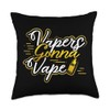 Vapers Gonna Vape Fun Vaping Enthusiast Gift Throw Pillow