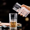 binsakao Tall Highball Glasses Set of 6, 14 Ounce Cups,