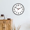 Rohioue 18 Inch Wall Clock, Modern Battery Operated Wall Clocks,