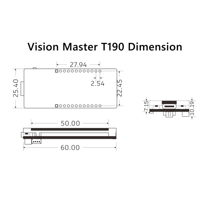 Meshtastic Vision Master T190 ESP32 SX1262 LoRa Chip Devboard kit