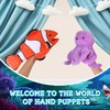 Liliful 6 Pieces Animal Hand Puppets Kids with Working Mouth