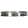 De Buyer Circular Tart Frame with Rolled Edge, Stainless Steel,