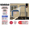 BIKE-label Sticker 3D Alarm Secured Object Monitored 45 x 135