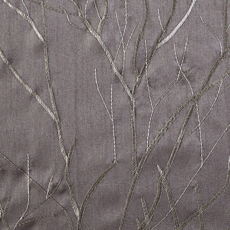 Madison Park Andora Embroidered-Rod Pocket Valance, Tree Small Faux Silk
