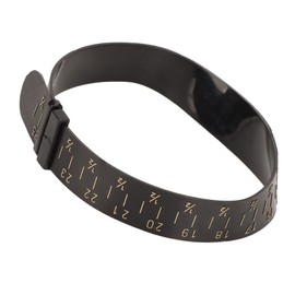 Bracelet Sizer, Bracelet Mandrel Gauge 15‑25mm Dual Scale Wrist Belt Measure Plastic Measuring Tool Bracelet Sizing Tool Bracelet Gauge Bangle Bracelet Size Adjuster Jewelry Making Supplies