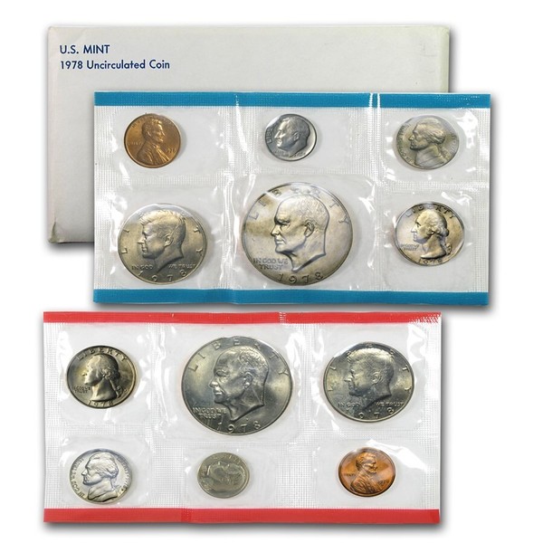 1978 Uncirculated Coin Set U.S Mint Original Government Packaging OGP