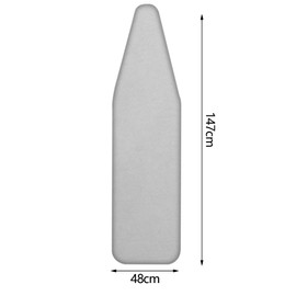 Funda para Tabla de Planchar, Funda para Tabla de Planchar de Silicona Reflectante, Cubierta de la Tabla de Planchar de Repuesto, Funda para Burro de Planchar Aluminizada, Funda de Planchar Metálico