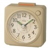 MAG T-736N-Z Alarm Clock, Analog, Natural, Mini, Silent, Continuous Second