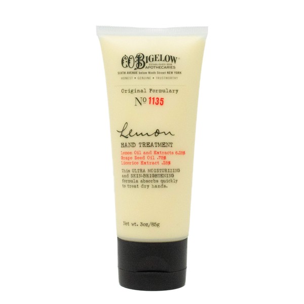 C.O. Bigelow Lemon Hand Treatment with Lemon Oil and Extracts,