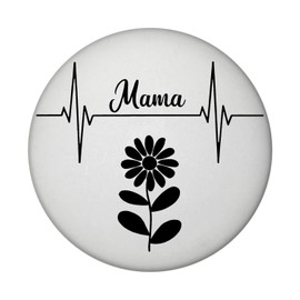 Mama Heartbeat with Flower Magnet with Bottle Opener for Mothers Loving Magnet with Bottle Opener for Mothers - Decorative and Personal
