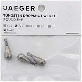 Tungsten Tear Drop Shot Weight Natural (7.2)