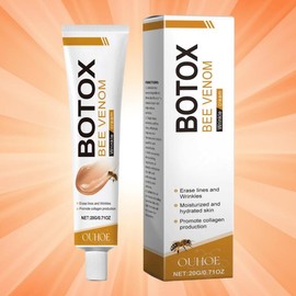 Bee Venom Moisturizing Facial Cream, Hydrating Facial Moisturizer, Nourishing Face Skin Care Products for Women & Girls, Christmas Gift - Color: Beige, net weight: 20g