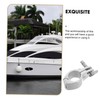 KICHOUSE 2pcs Stainless Steel Boat Canopy Slide Clamp Hinged Jaw