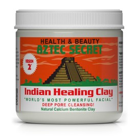 Aztec Secret  Arcilla Curativa India 1 Lb  Mascarilla Facial Y Corporal Limpiadora Profunda De Poros  La Arcilla Original 100 Natural De Bentonita... 