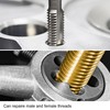 sourcing map Tap M14 x 1.25 mm with Alloy Tool