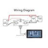 Battery Capacity Manager 200A Monitor LCD Digital Display Battery Coulometer