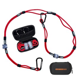 Red Everything Rope 5 Ft Adjustable Bungee Cord with Hooks – Shock Cord for Overland, RV, Camping, Boats, and Trucks – No-Knot Cargo Tie-Down Solution