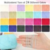 Katech 1OO% Cotton Yarn for Crocheting-12 * 45g/175yd, Baby Cotton