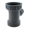 TAODAN Grey Kitchen Sink Drain Adapter Multipurpose Y Shaped Flexible