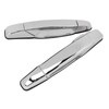 2pcs Exterior Chrome Door Handle ABS Plastic Automotive Outside Door