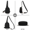 VOROLO Small Sling Bag，Waist Belt Bag Women Sling Chest Bag