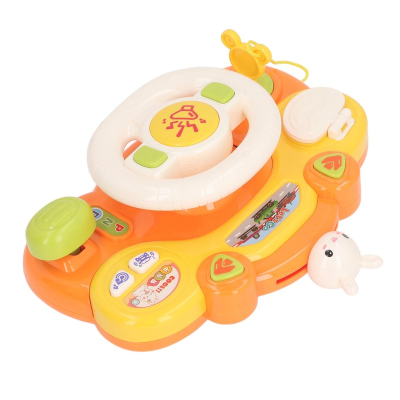 Baby Steering Wheel Toy Multifuntional Lighting Effects Educational Musical Steering