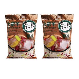 Little Sheep Hot Pot Soup Base Plain Flavor (2 Pack, Total of 260g)