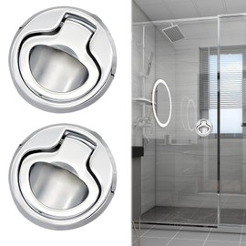 Pull Lock Furniture Lock for Camping Boat Caravan Flush Hatch Locker Cabinet Pull Lift Hatch Latch Lock Pack of 2