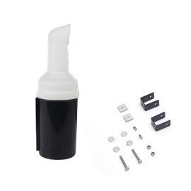 NOKINS Golf Cart No Drilling Sand Bottle for EZGO Club Car Yamaha, Divot Filler Sand Bottle Assembly with Rattle Proof Holder for Golf Carts (Set of 1)