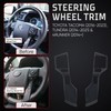 AJT DESIGN Steering Wheel Trim for Toyota Tacoma 2016-2023, Tundra