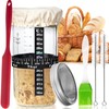INFTYLE Sourdough Bread Starter Jar Kit 34oz Large Capacity Glass
