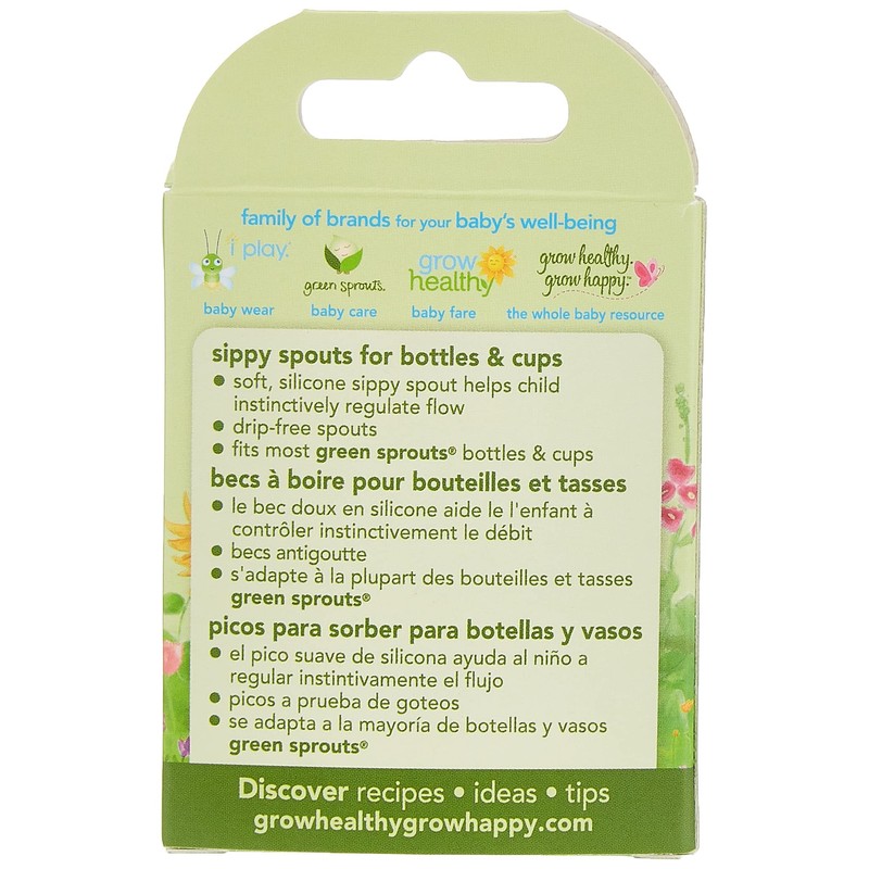 Sippy Spouts for Bottles and Cups (2 Pack)