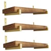 OVOV 6 Pack Heavy Duty Shelf Brackets Wall Mounted Industrial