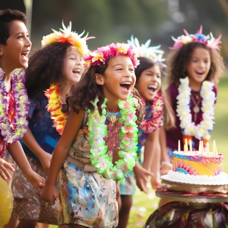 GoldDawn Premium Hawaiian Leis, Artificial Flowers for Party Supplies and
