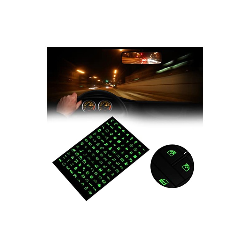 Pegatinas para Botones de Coche, Pegatinas para Luz de Coche