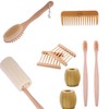 BeNat. Zero-Waste Bathroom Essential Accessories. 9-PCS. Eco-Friendly. Biodegradable. Made of