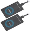 Cargador inalámbrico Q I 2PCS para teléfono móvil compatible con