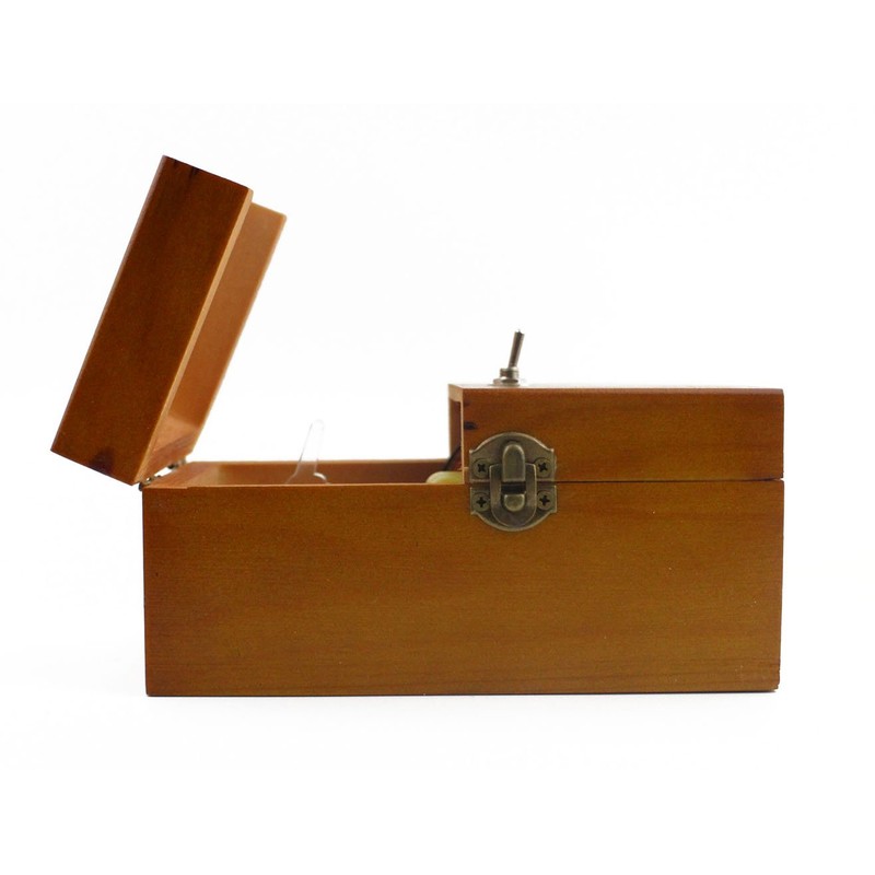 Willcomes Wooden Turns Itself Off Useless Box Leave Me Alone