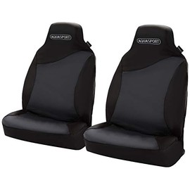 Cosmos Aquasport 42603 Waterproof Front Pair Car Seat Covers with Head Rest Cover, Quick and Easy Installation, Water and Tear Resistant Fabric, Blue