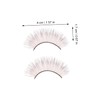 Housoutil 10pairs Long False Lashes Eyelashes Makeup Individual Lashes for