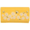Mala Leather Moonflower Collection Leather Flap Over Purse RFID Blocking