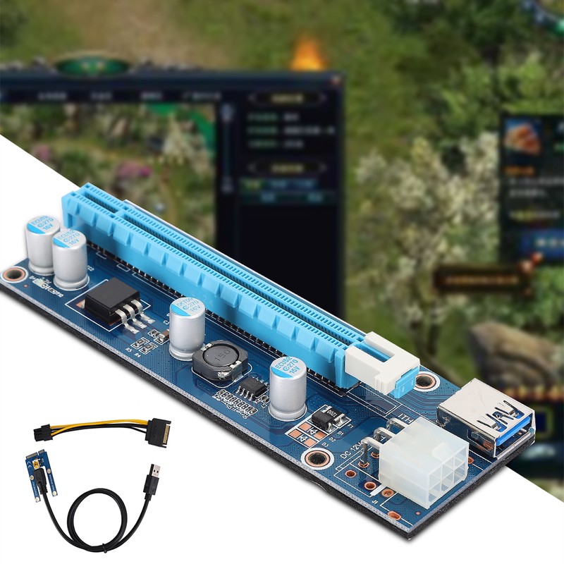 Mini PCI-E to PCI Express16x Extender Riser Adapter With SATA